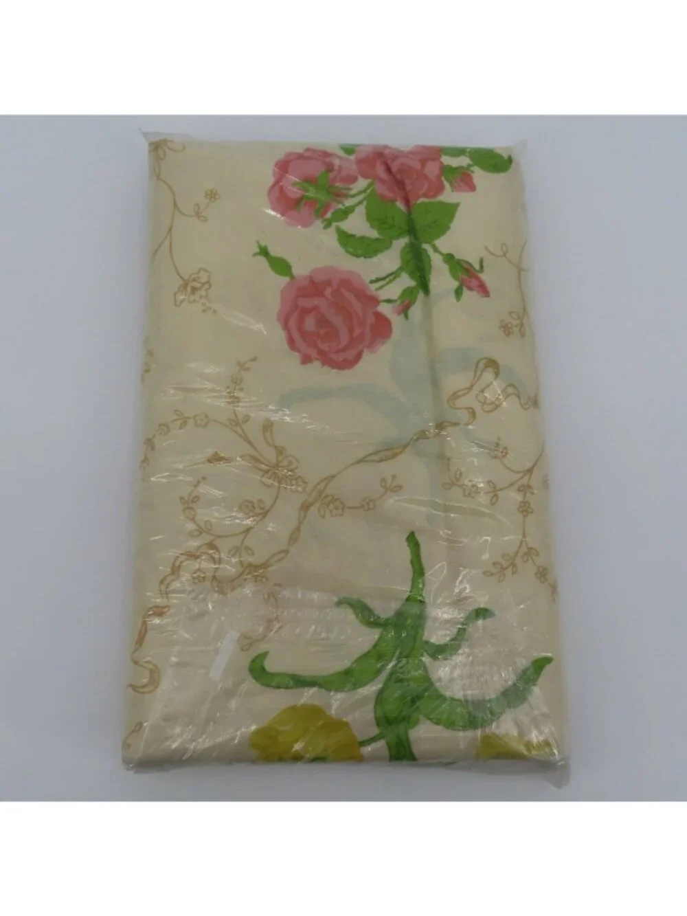 VTG Superior 72in x 84in Multicolor Flower Blanket Comforter Cover Zipper NEW